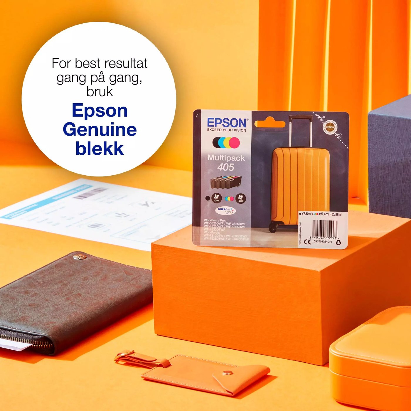 Epson 405 DURABrite Ultra blekkpatroner multipack Standard