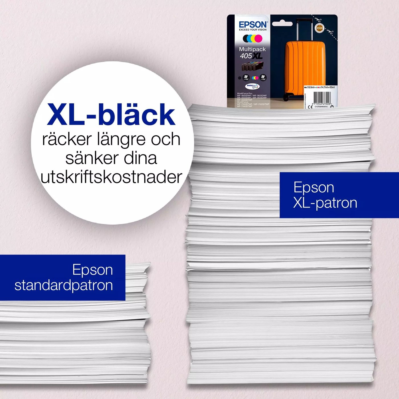 Epson 405 DURABrite Ultra bläckpatroner multipack Standard