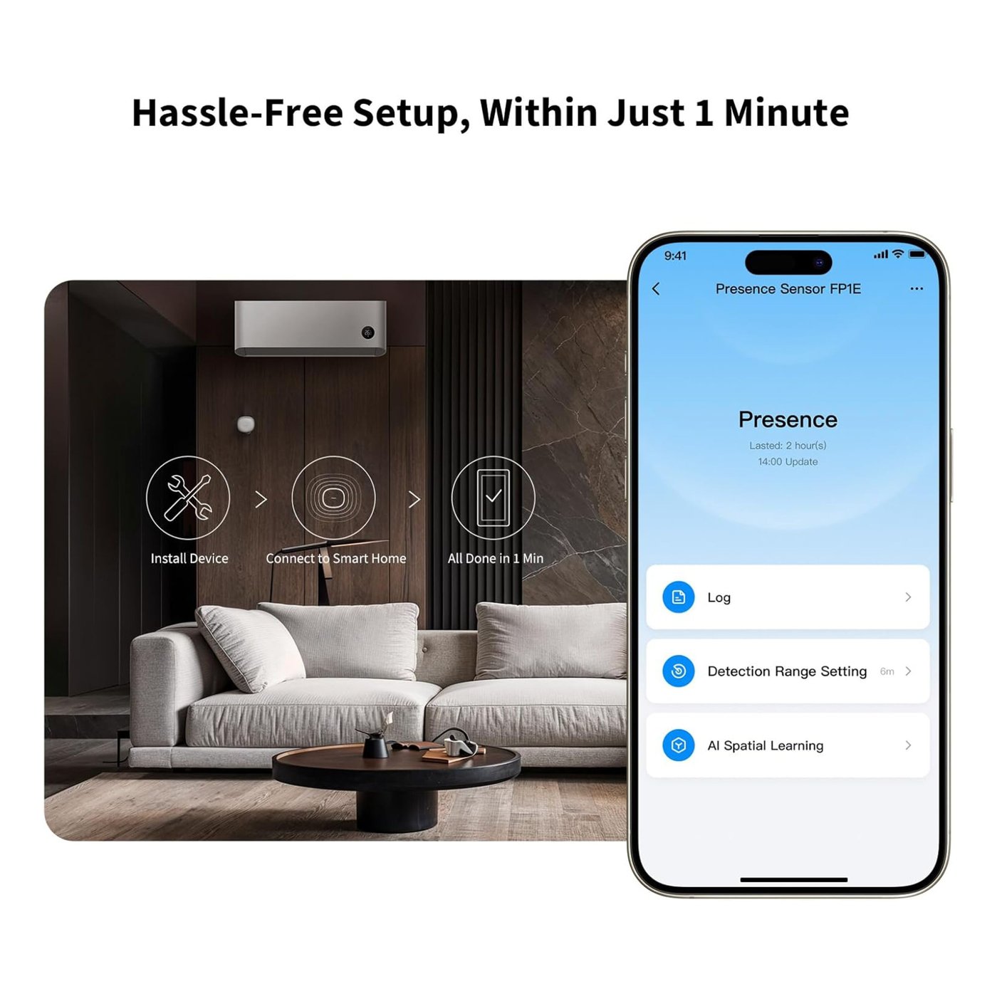Aqara Presence Sensor FP1E – närvaro- och rörelsesensor