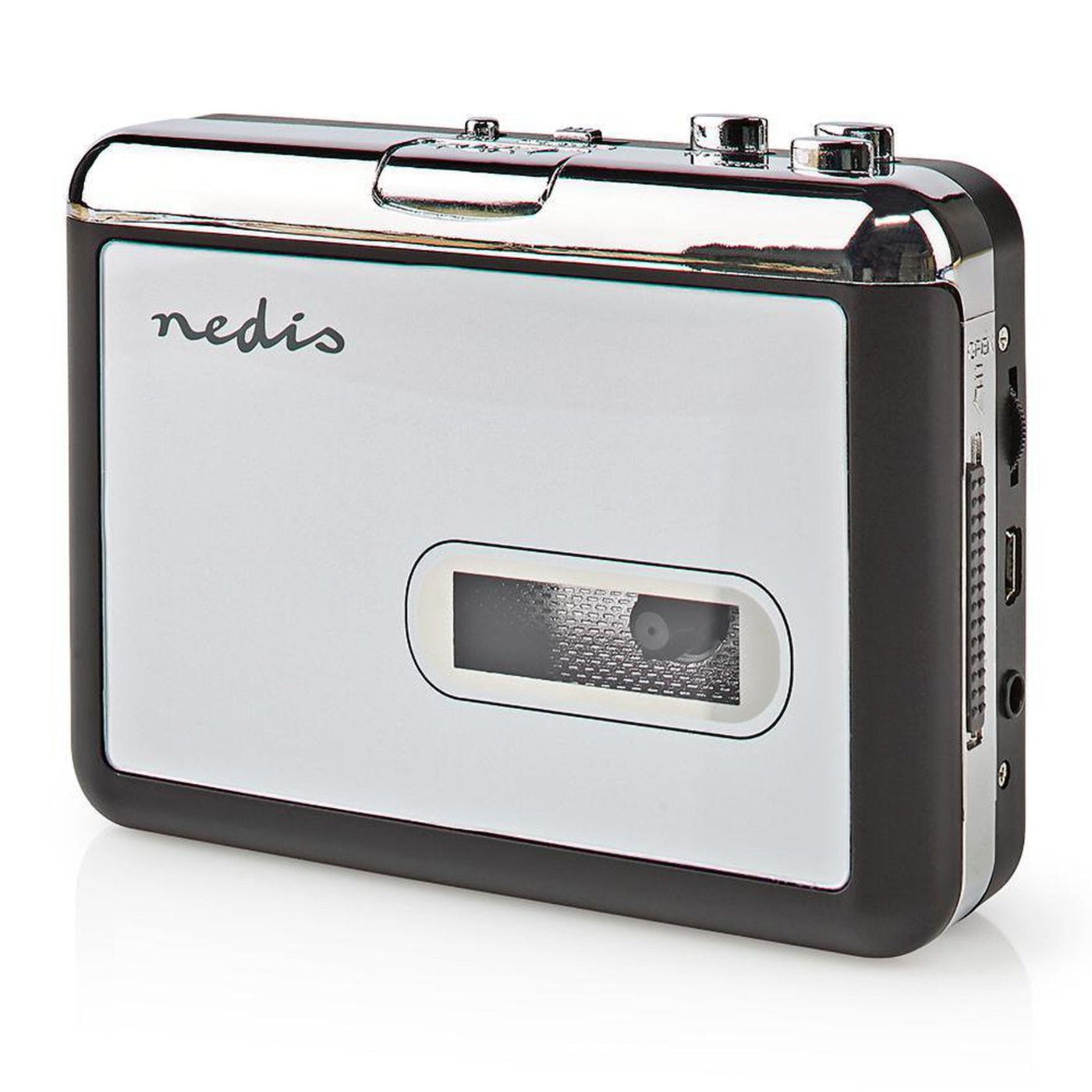 Nedis Kassett till MP3-omvandlare, bärbar Grå