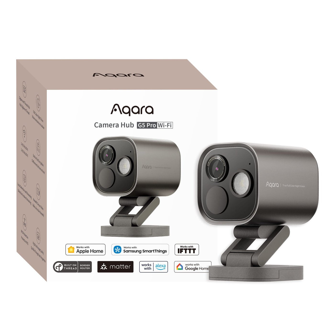 Aqara Camera Hub G5 Pro WiFi Grå