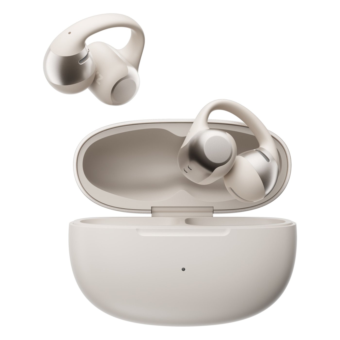 Shokz OpenDots One – trådløse åpne clip-on-hodetelefoner Grå