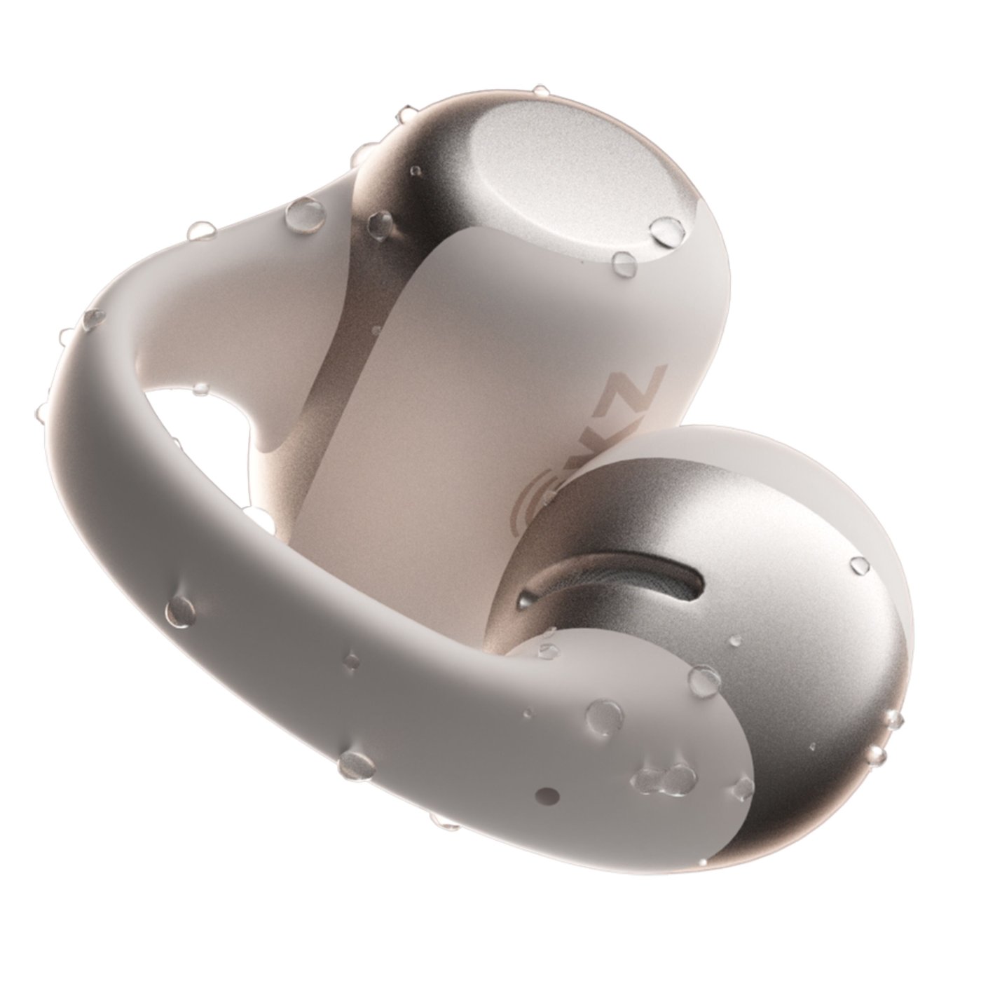 Shokz OpenDots One – trådløse åpne clip-on-hodetelefoner Grå