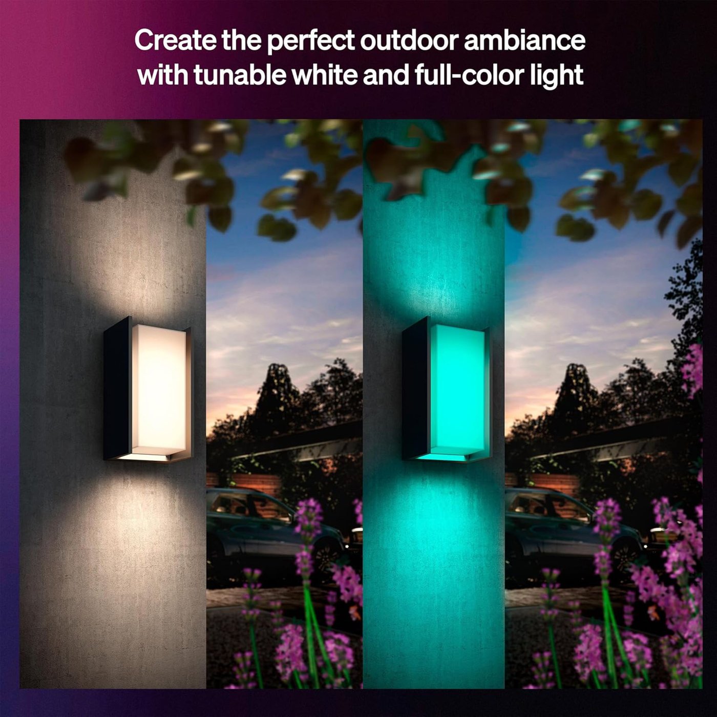 Philips Hue Turaco vegglampe for utendørs bruk Antrasitt