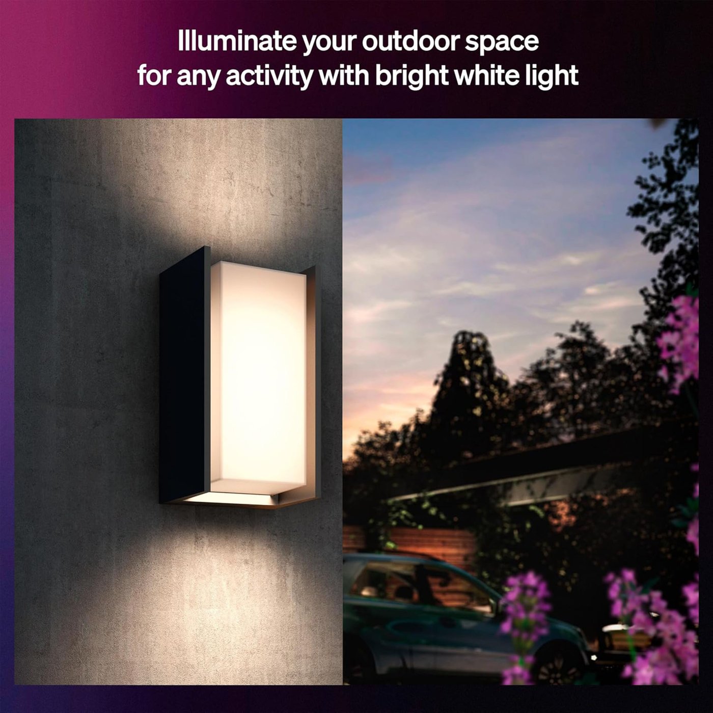 Philips Hue Turaco vegglampe for utendørs bruk Antrasitt