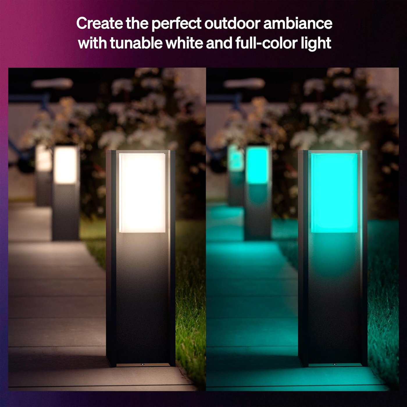 Philips Hue Turaco piedestallampe for utendørs bruk Antrasitt