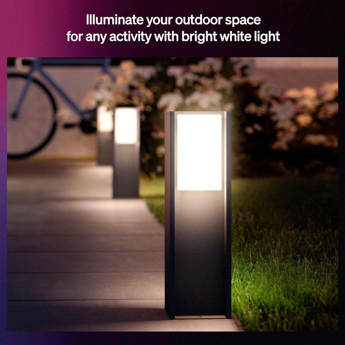 Philips Hue Turaco piedestallampe for utendørs bruk Antrasitt