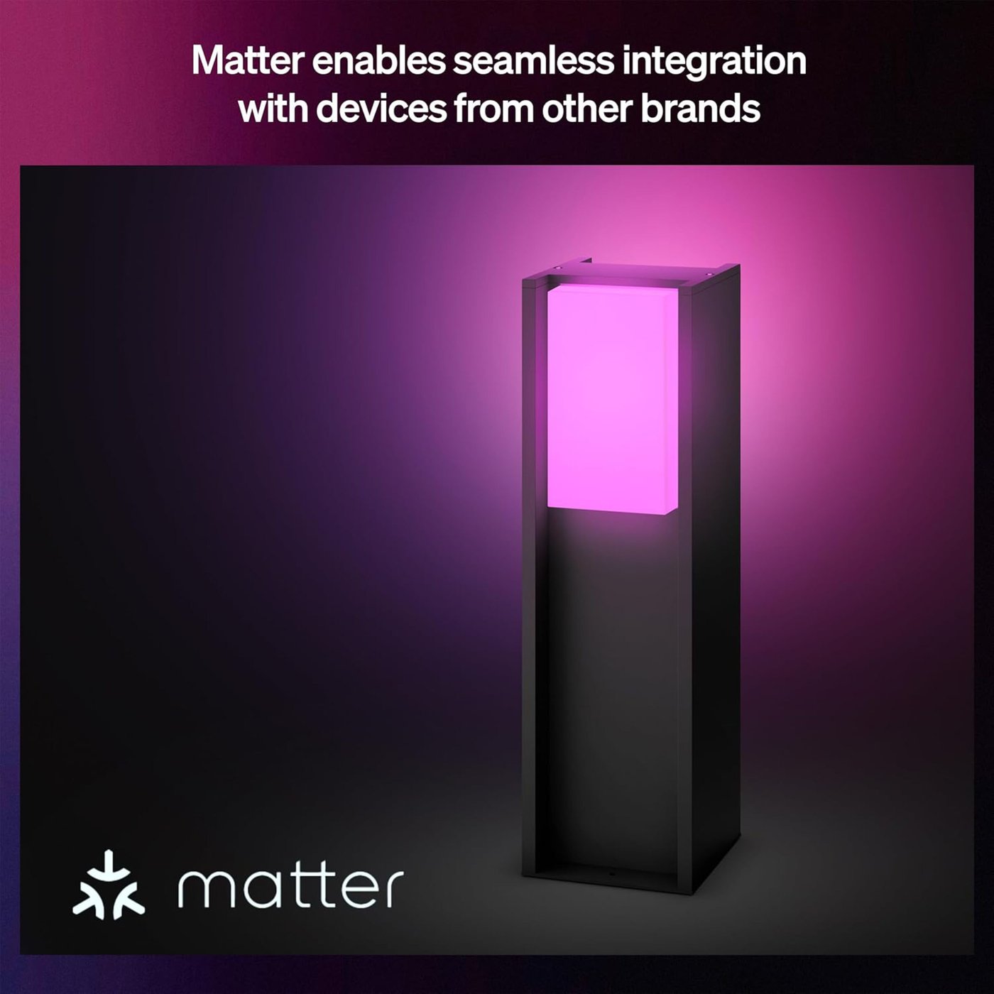 Philips Hue Turaco piedestallampe for utendørs bruk Antrasitt