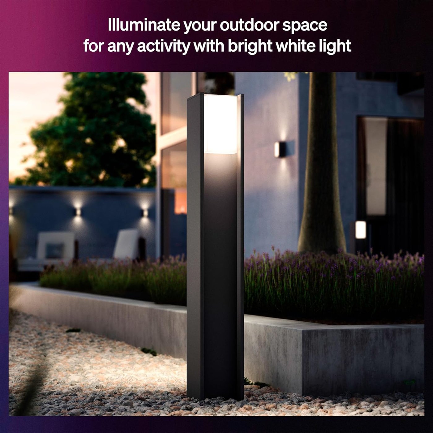 Philips Hue Turaco stolpelampe White and Color Ambiance Antrasitt