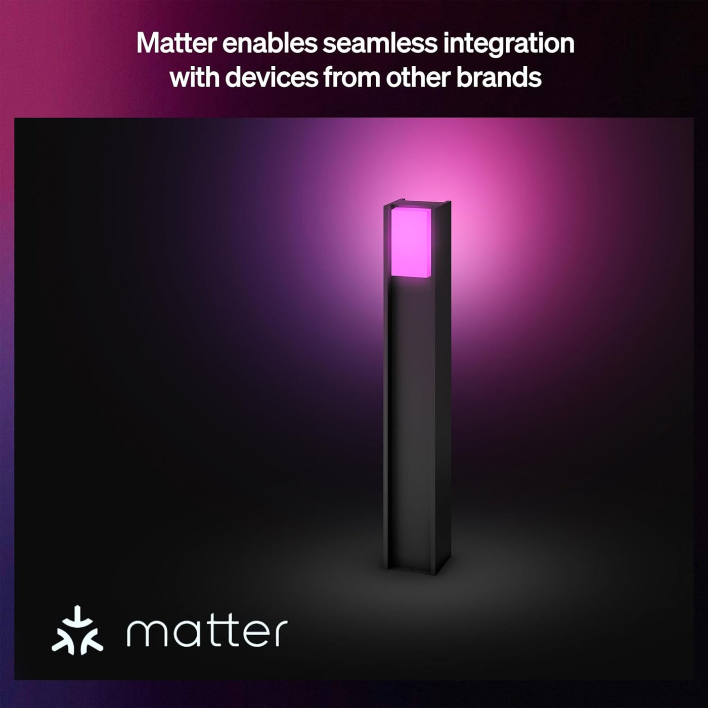 Philips Hue Turaco stolpelampe White and Color Ambiance Antrasitt