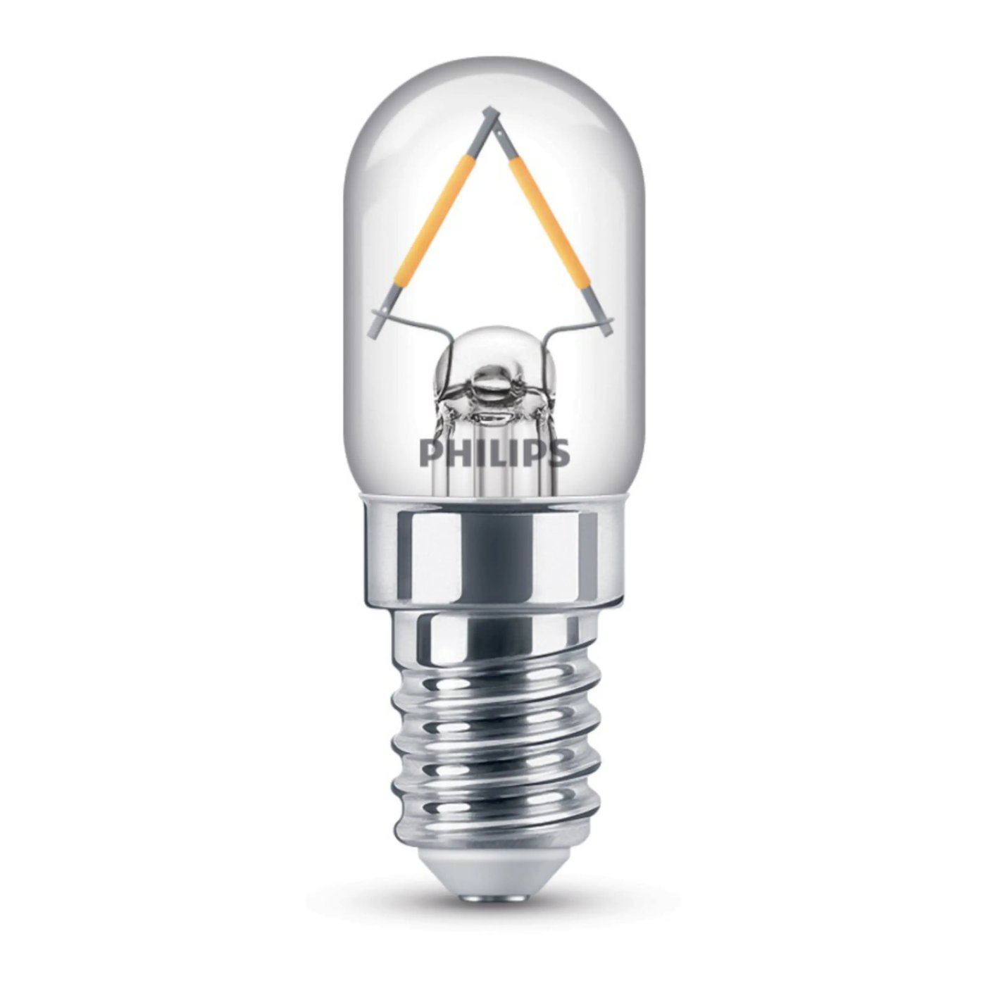 Philips LED-filamentlampa T20 E14 klar 135 lm Klar