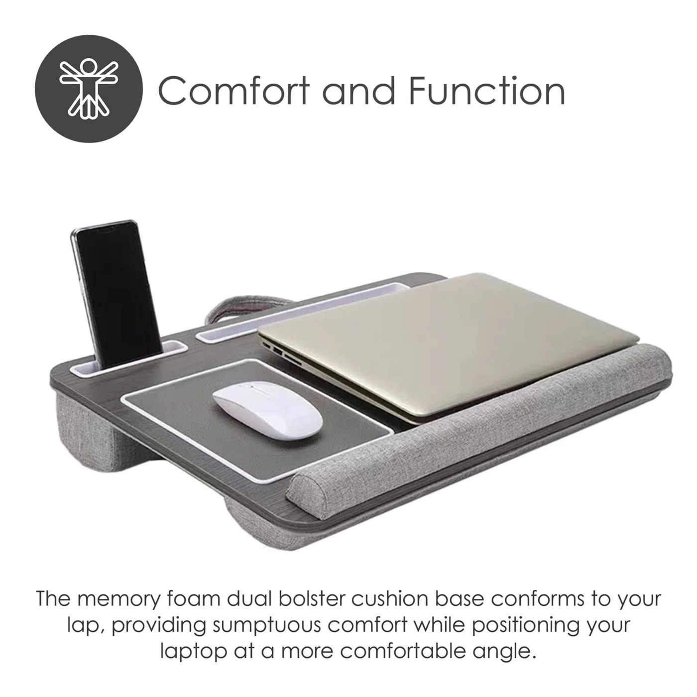 Desire2 Laptopställ för knät Vänsterhänt