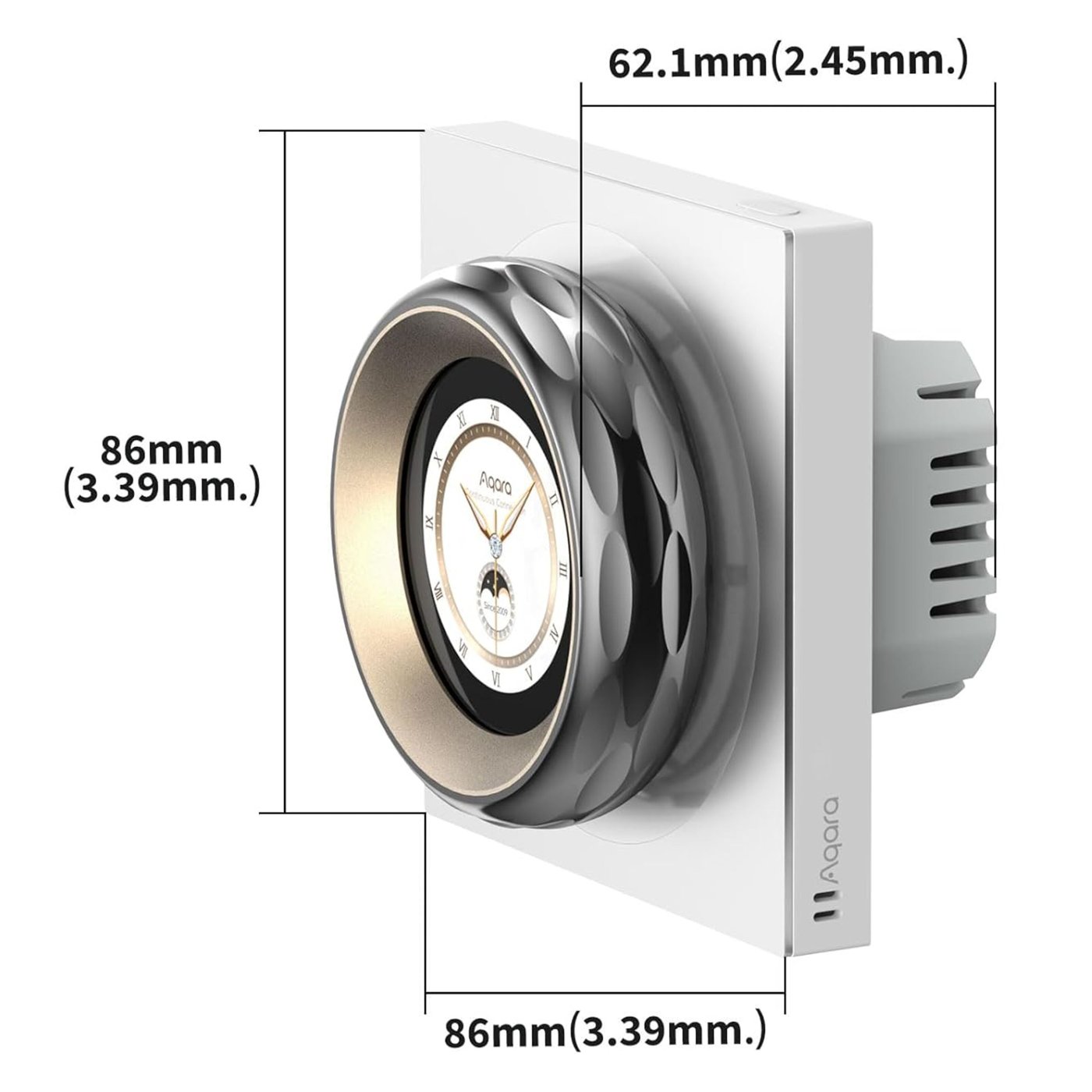 Aqara Touchscreen Dial V1 EU – smart strömbrytare med pekskärm