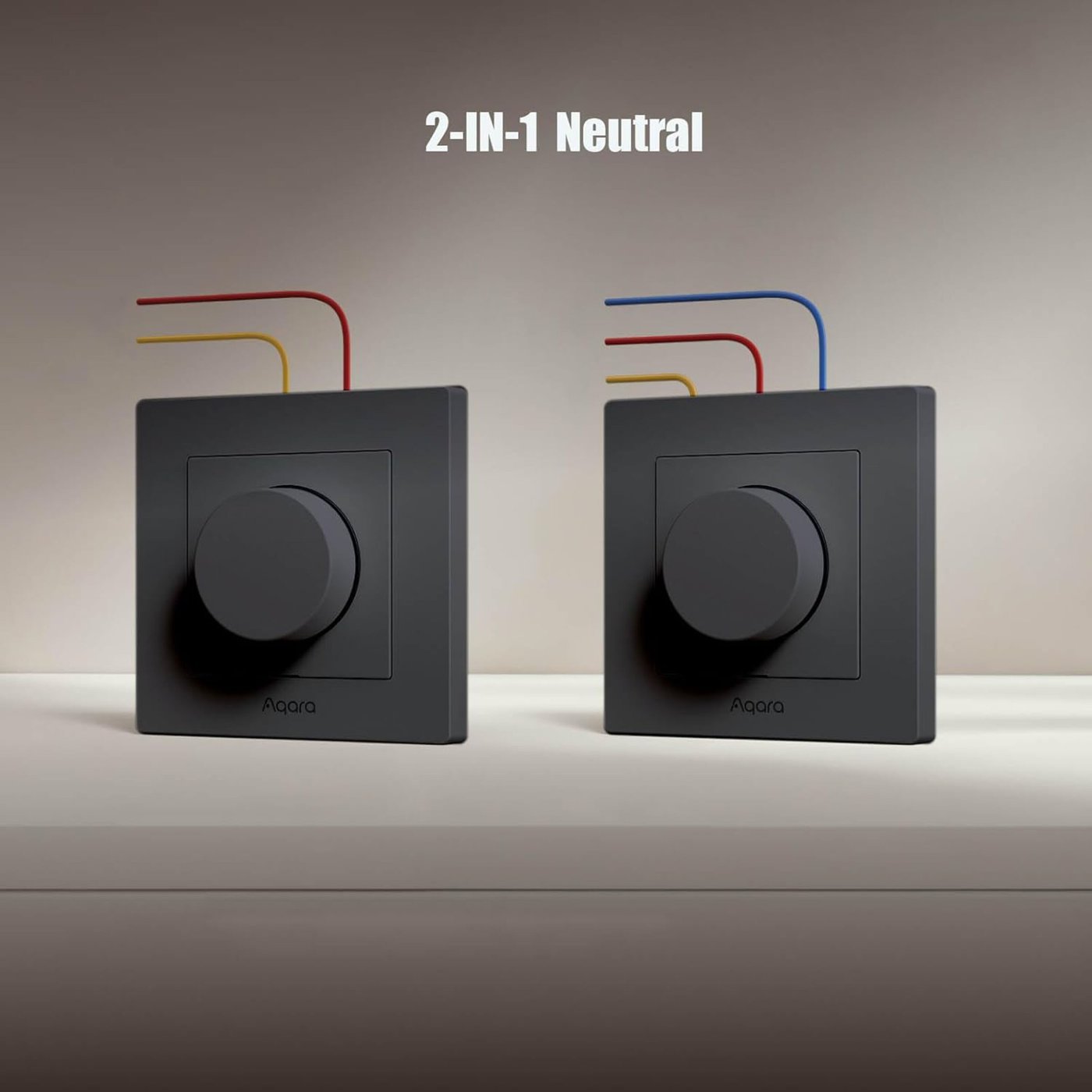 Aqara Dimmer Switch H2 EU – smart dimmer med dreieknapp Grå