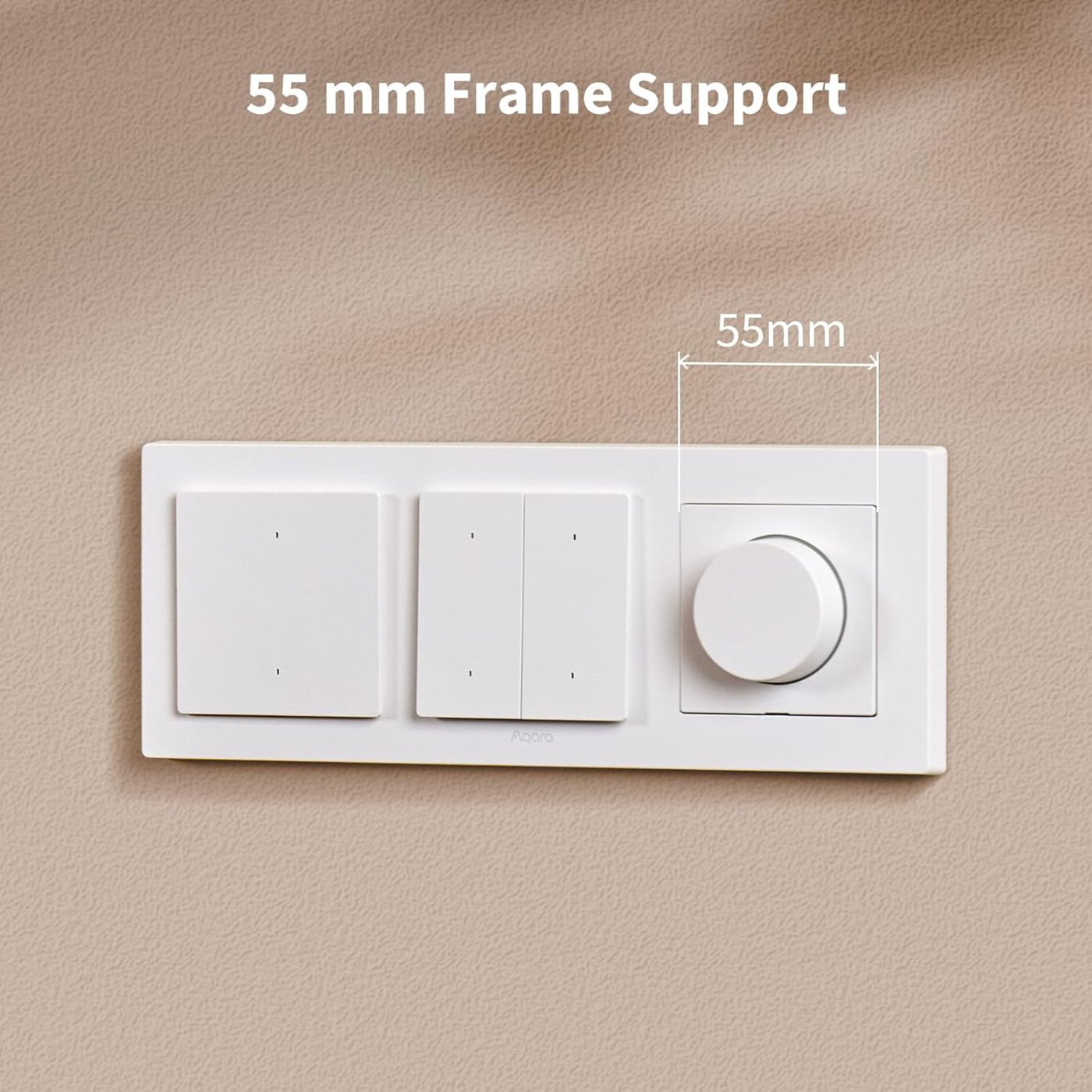 Aqara Dimmer Switch H2 EU – smart dimmer med dreieknapp Grå