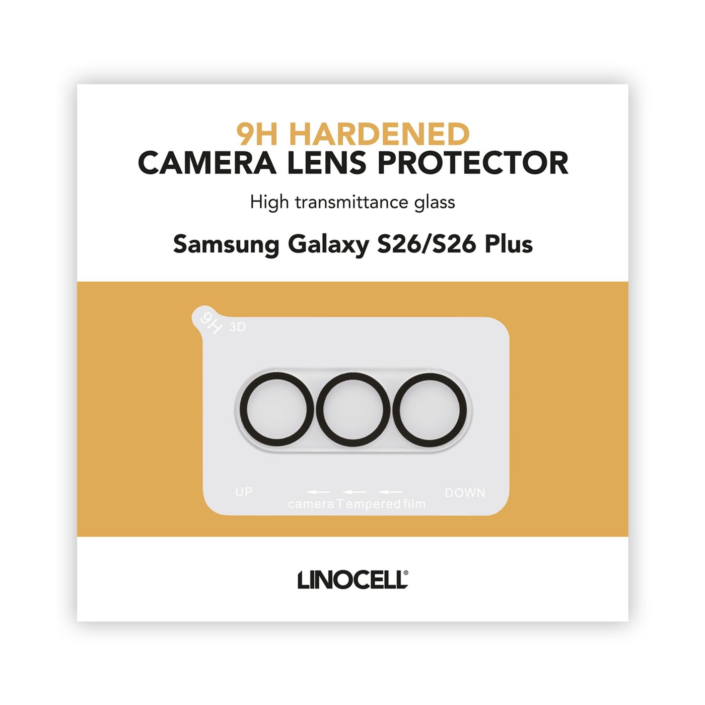 Linocell Beskytter for kameralinsen på Galaxy S26/S26 Plus