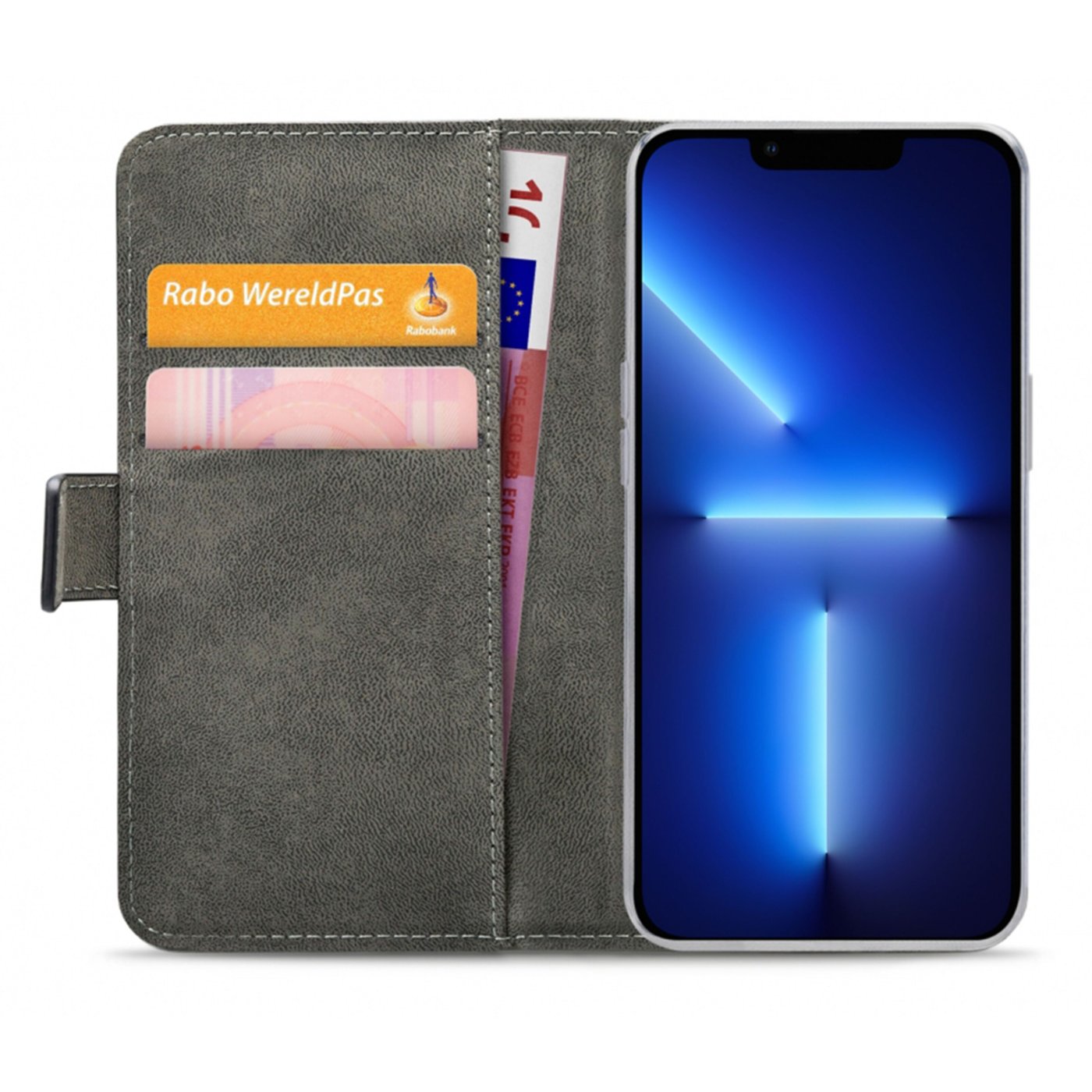 Mobilize Classic Gelly Wallet Book Case – Mobildeksel for iPhone 13 Pro Svart