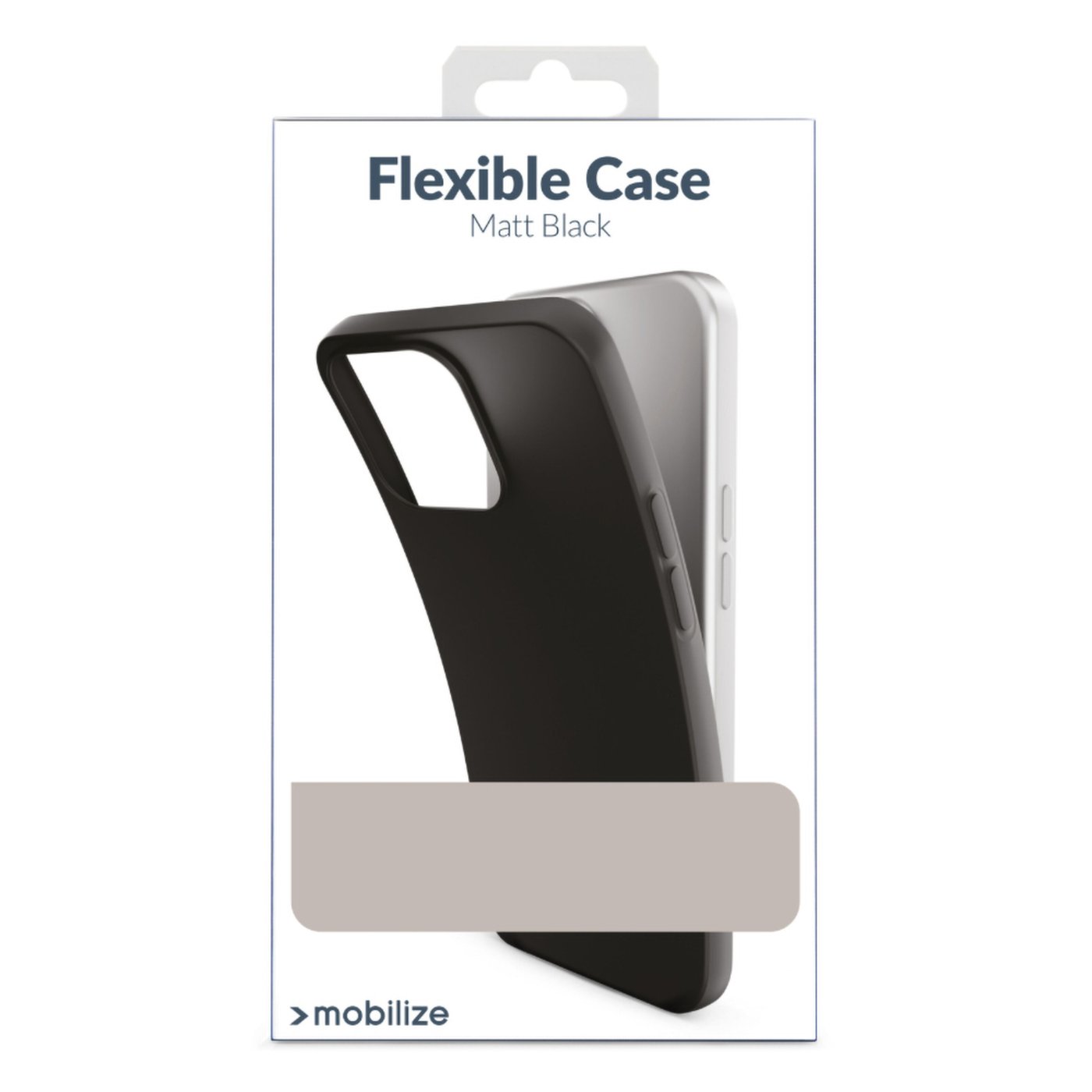 Mobilize Rubber Gelly Case – Mobilskal för iPhone 13 Pro Max Svart