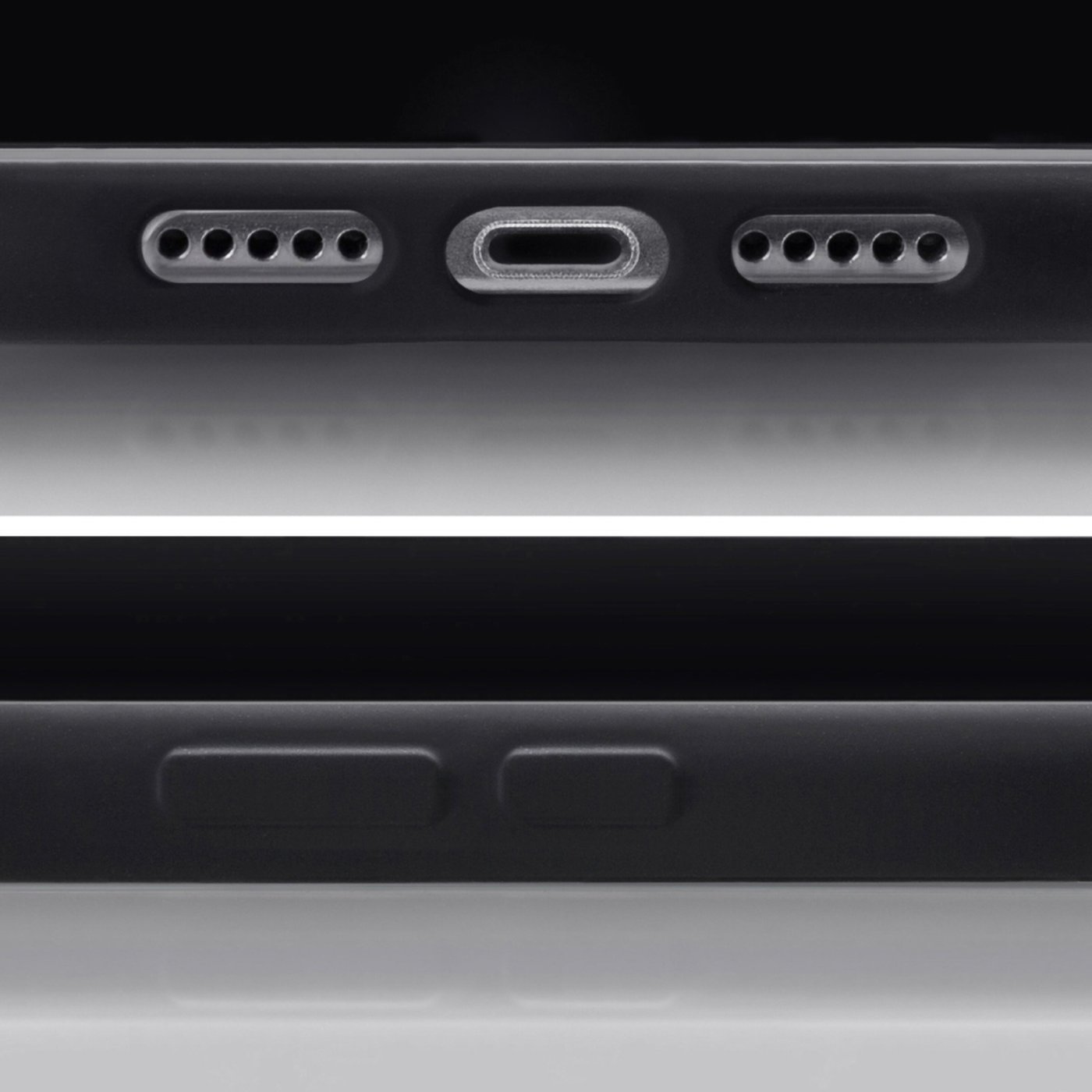 Mobilize Rubber Gelly Case – Mobilskal för iPhone 15 Pro Svart