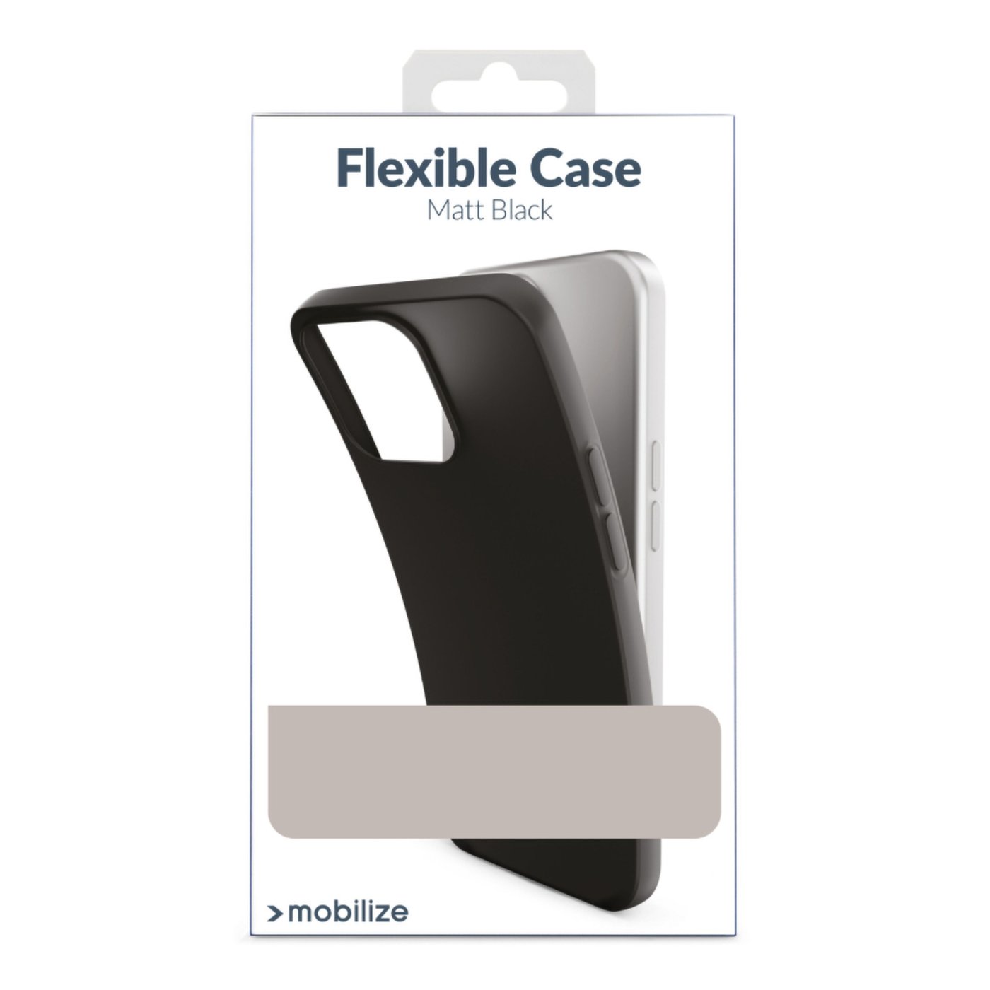 Mobilize Rubber Gelly Case – Mobilskal för iPhone 15 Pro Max Svart