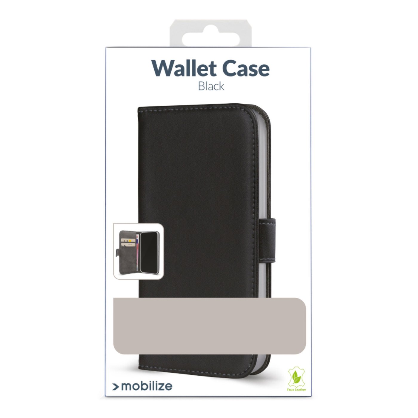 Mobilize Classic Gelly Wallet Book Case – Mobilskal för iPhone 15 Pro Max Svart