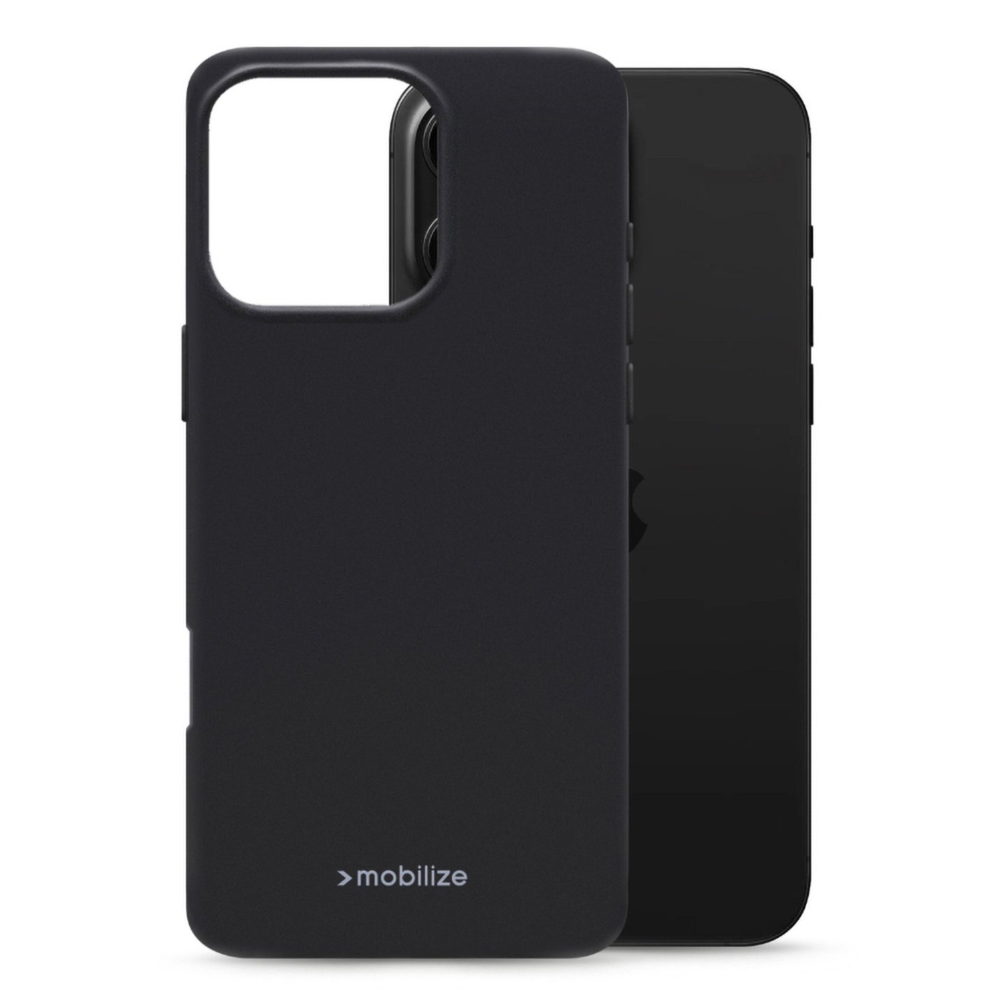 Mobilize Rubber Gelly Case – Mobildeksel for iPhone 16 Pro Max Svart