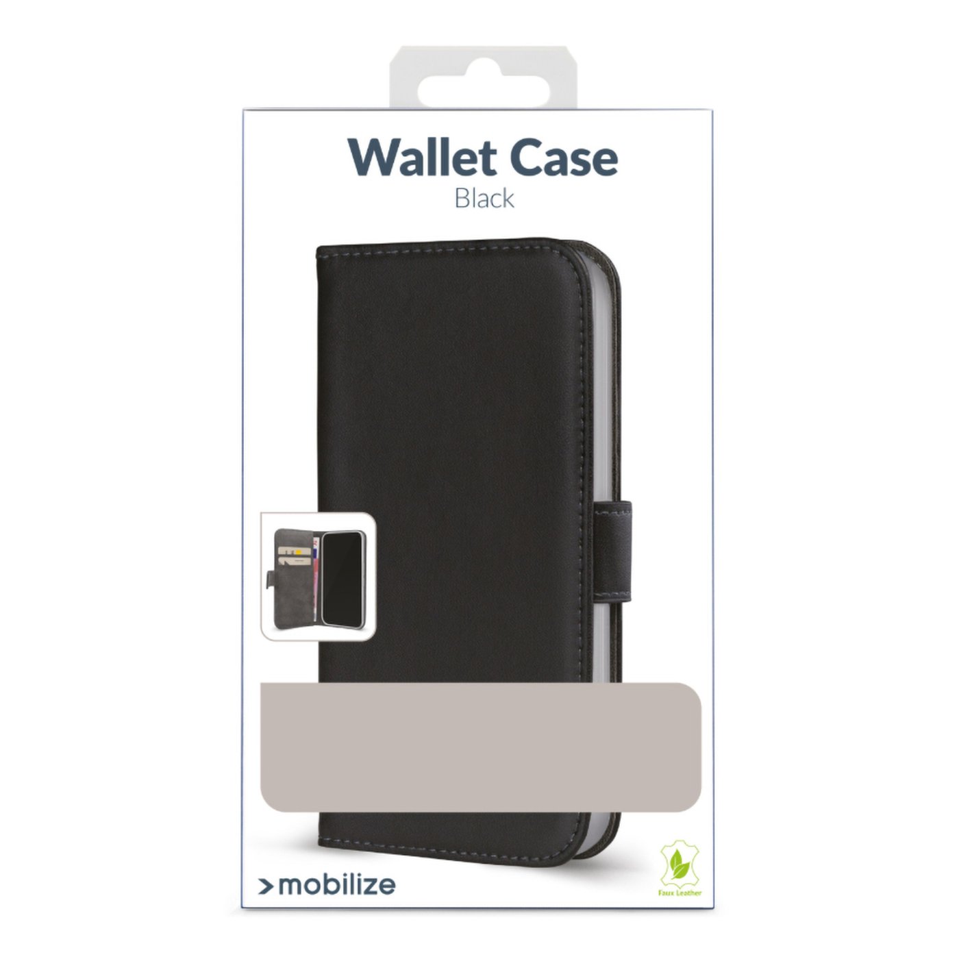 Mobilize Classic Gelly Wallet Book Case – Mobilskal för iPhone 16 Pro Max Svart