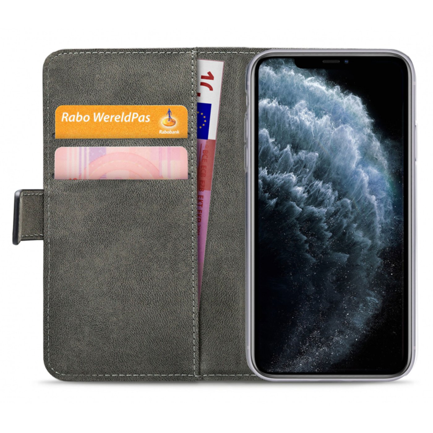 Mobilize Classic Gelly Wallet Book Case – Mobilskal för iPhone 11 Pro Max Svart