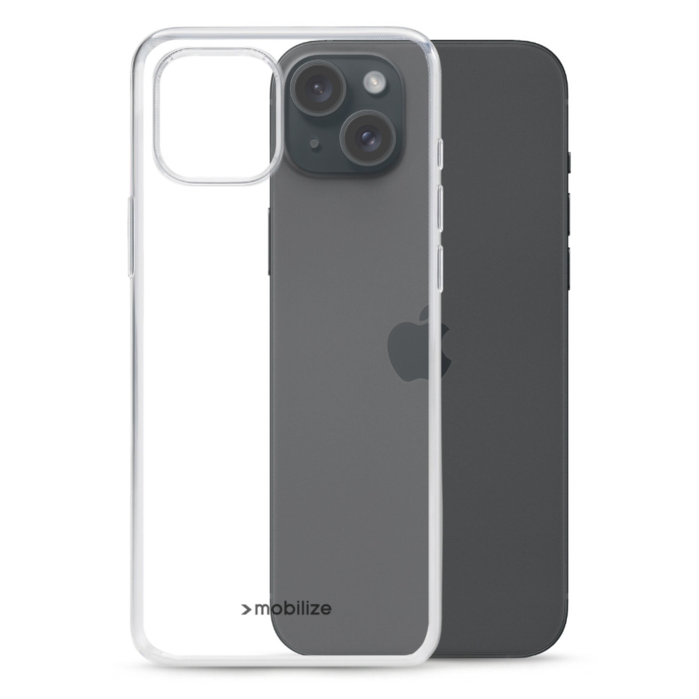 Mobilize Gelly Case – Mobildeksel for iPhone 15 Plus Transparent