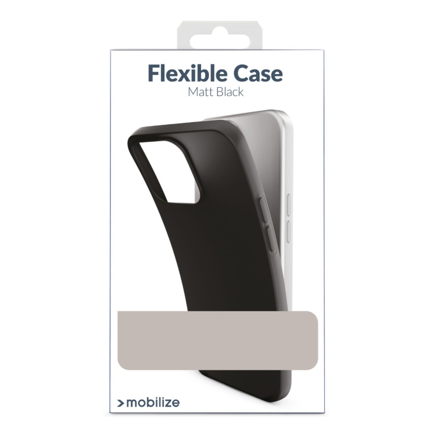 Mobilize Rubber Gelly Case – Mobilskal för iPhone 15 Plus Svart
