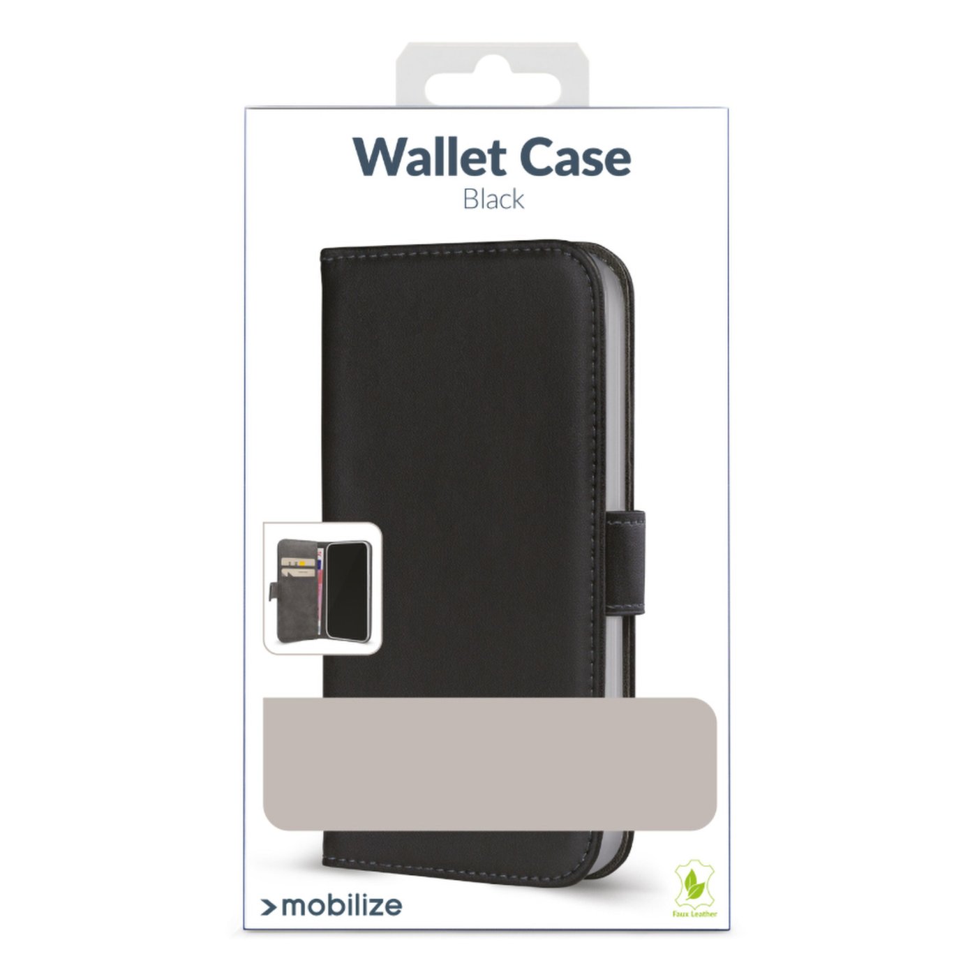 Mobilize Classic Gelly Wallet Book Case – Mobilskal för iPhone 15 Plus Svart