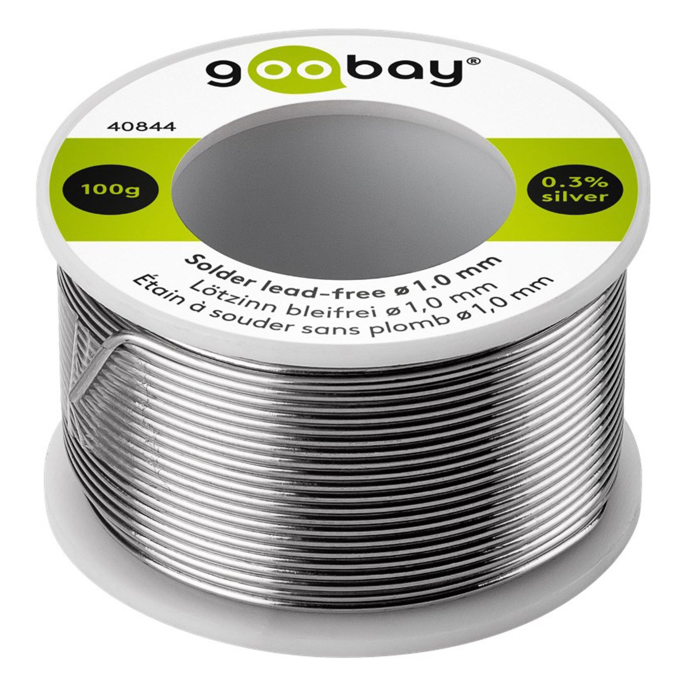 Blyfritt loddetinn Ø1 mm 100 g