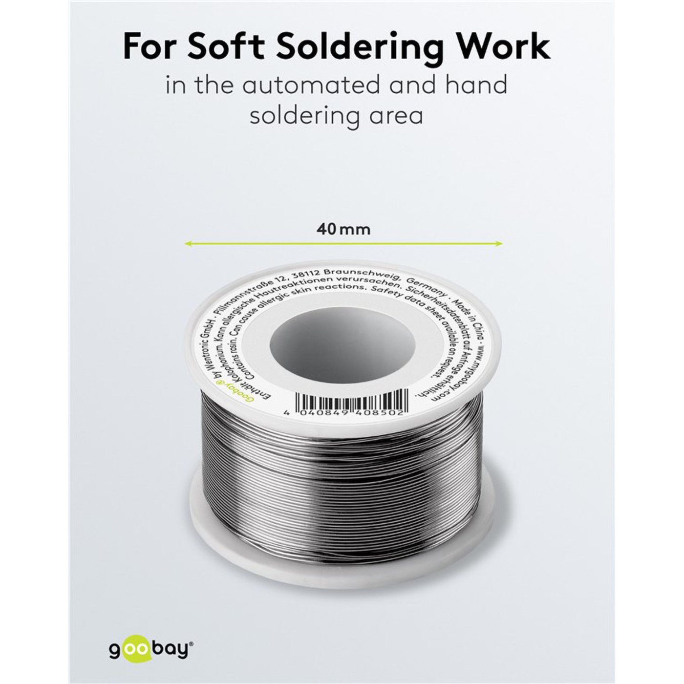 Blyfritt loddetinn Ø0,56 mm 100 g