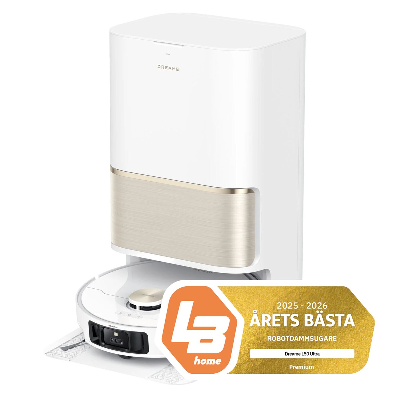 Dreame L50 Ultra – Robotdammsugare med basstation