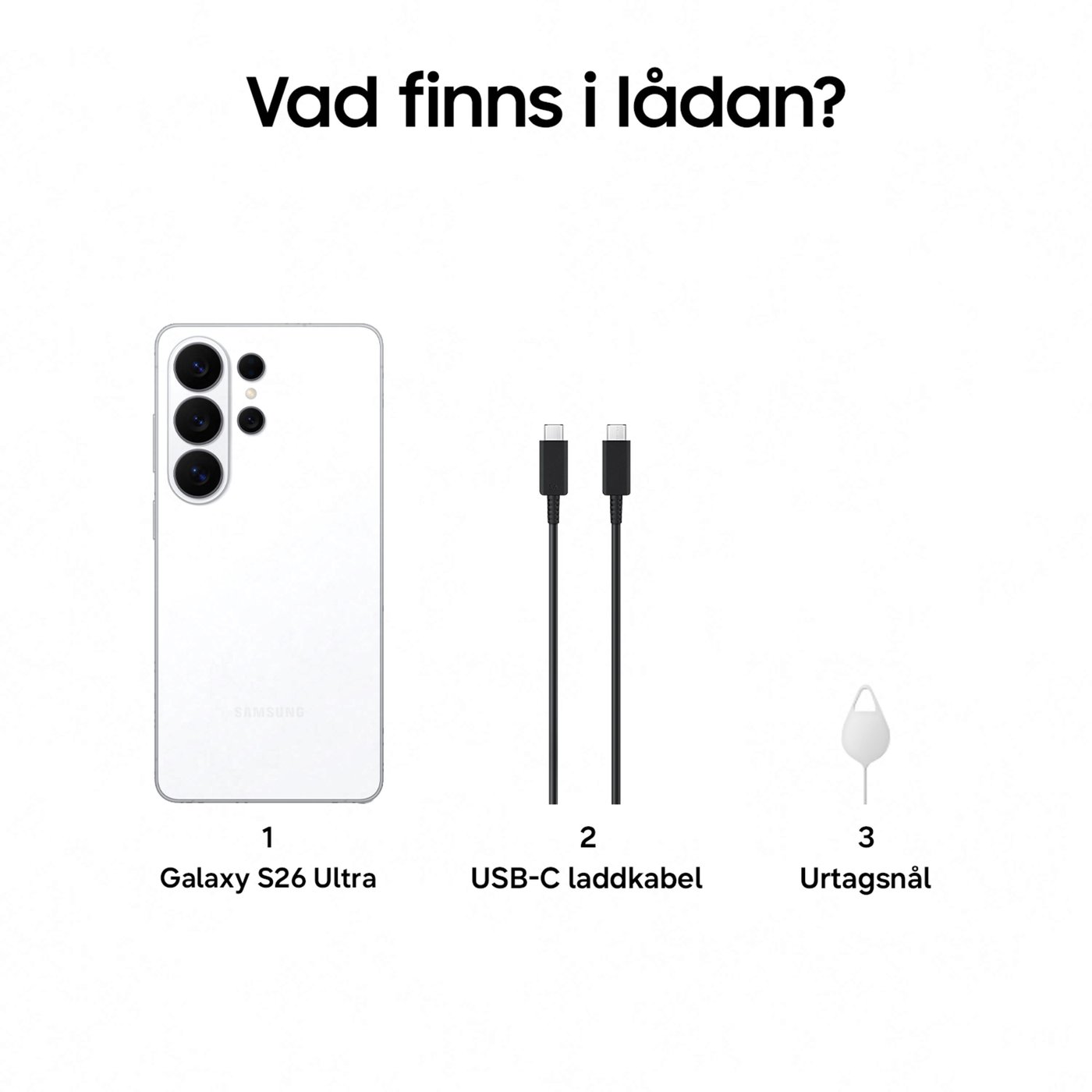 Samsung Galaxy S26 Ultra 1TB Vit