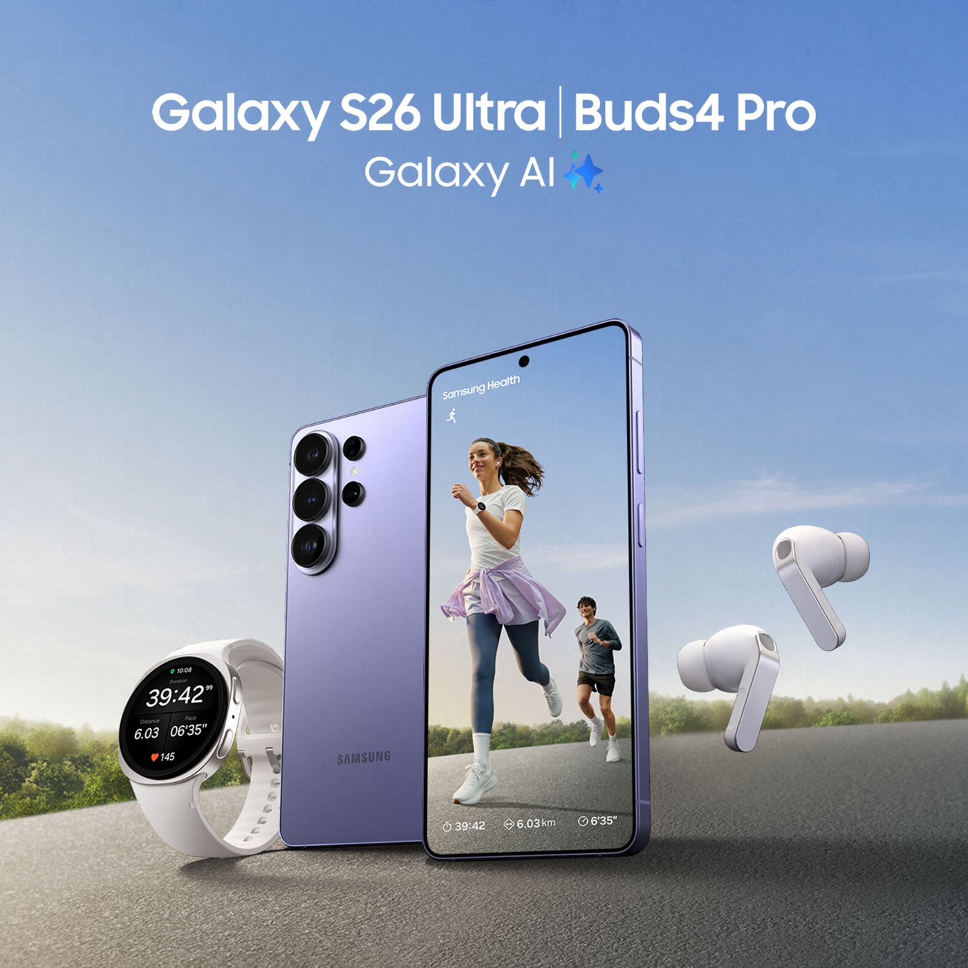 Samsung Galaxy S26 Ultra 1TB Lila