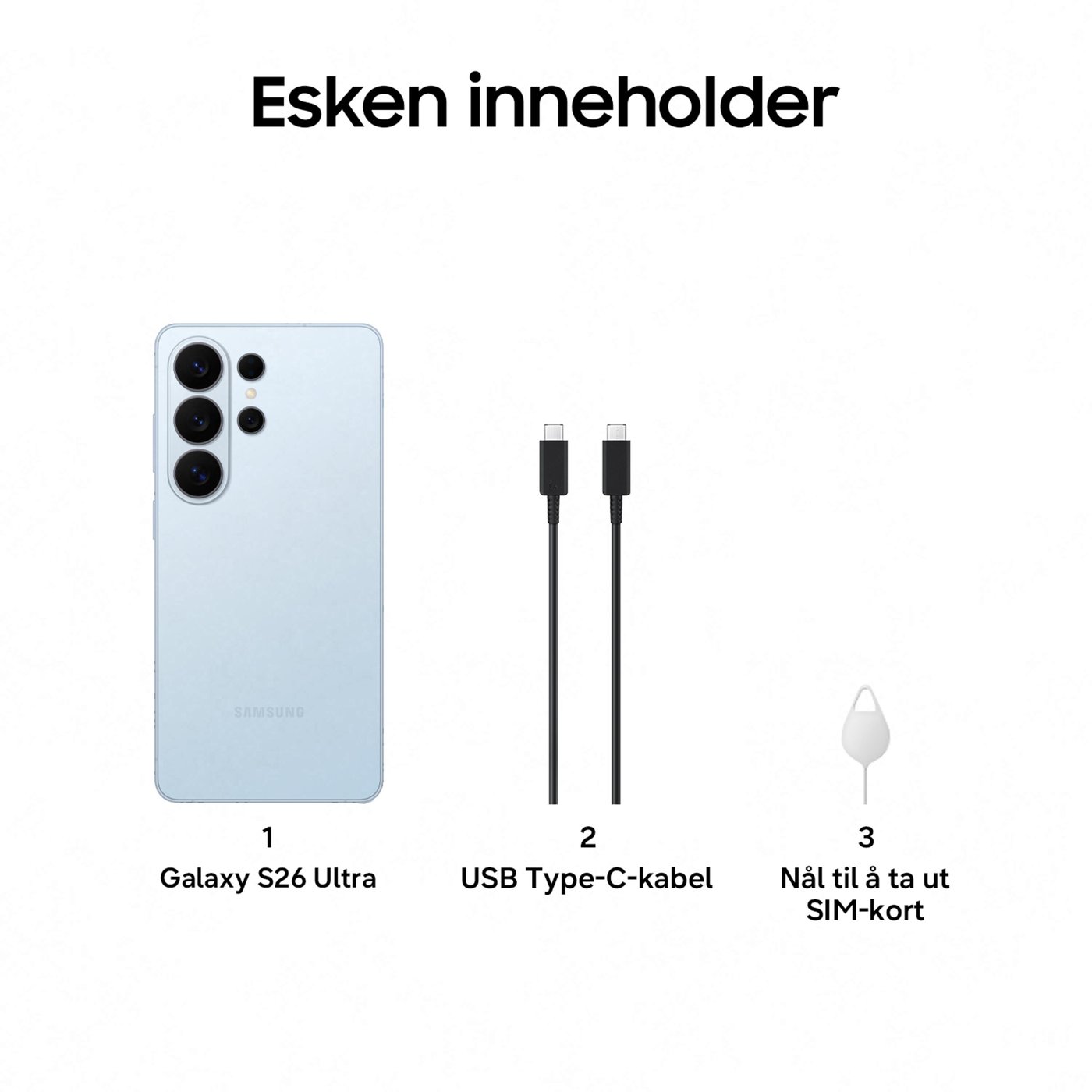 Samsung Galaxy S26 Ultra 1TB Blå