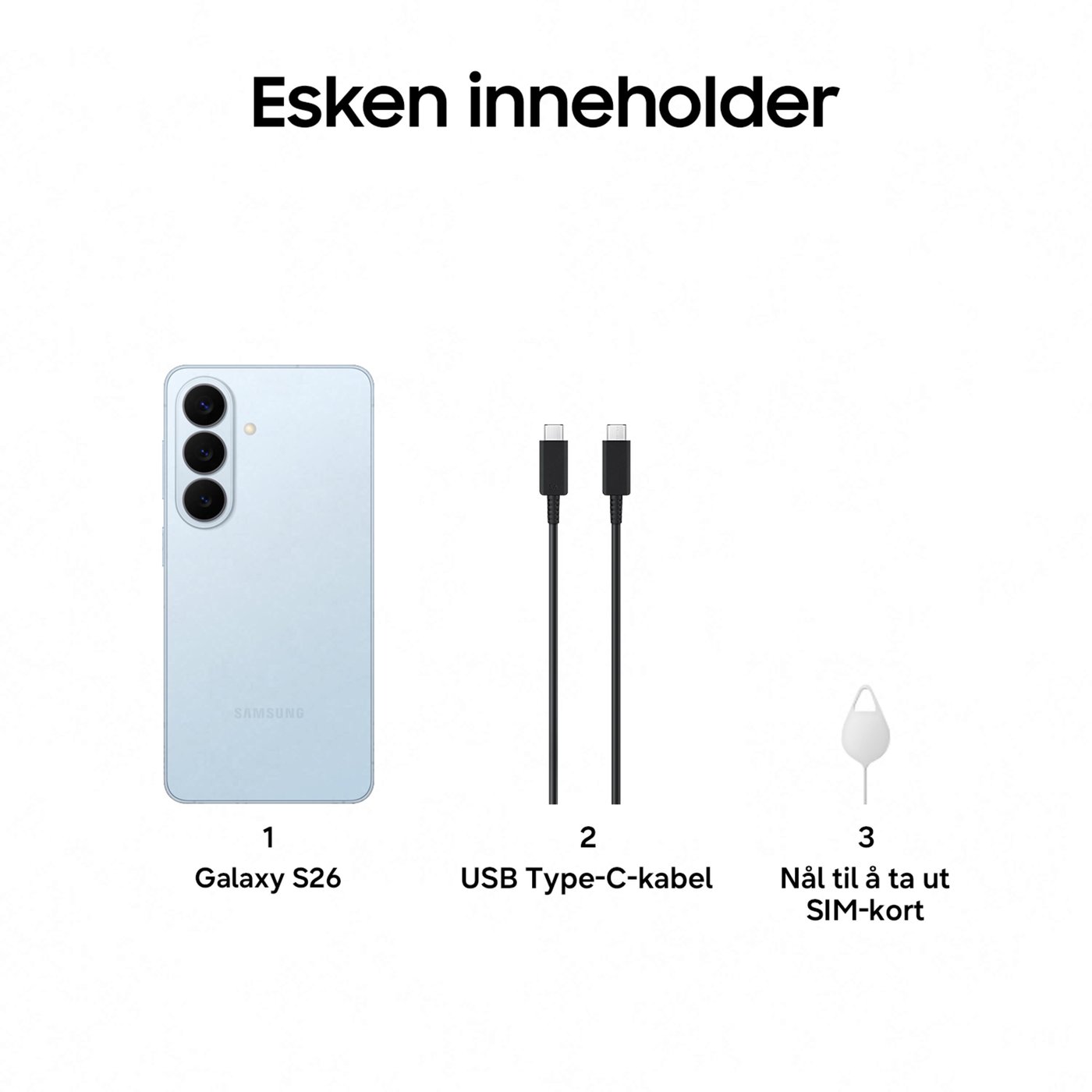 Samsung Galaxy S26 512GB Blå