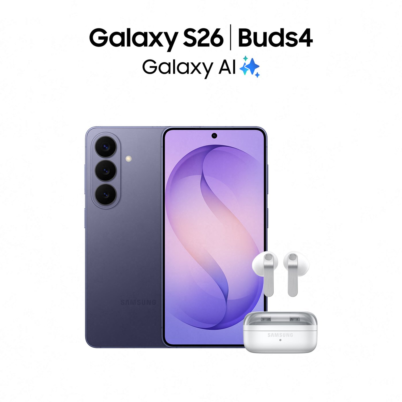 Samsung Galaxy S26 256GB Vit