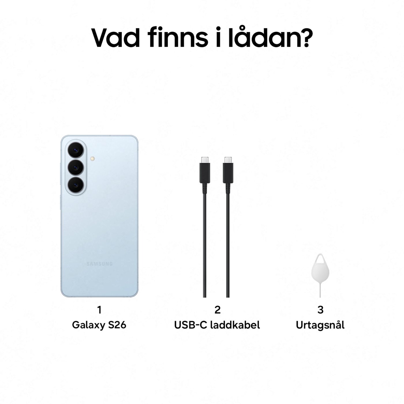 Samsung Galaxy S26 256GB Blå