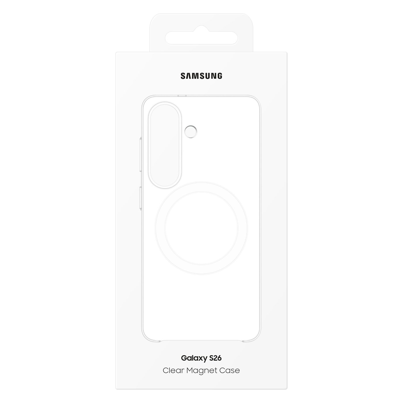 Samsung Galaxy S26 Clear Magnet Case Transparent