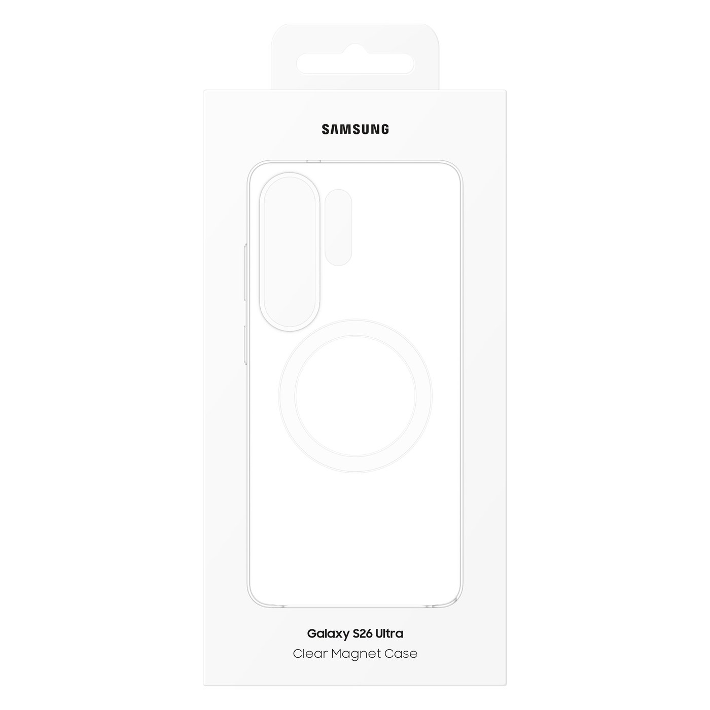 Samsung Galaxy S26 Ultra Clear Magnet Case Transparent