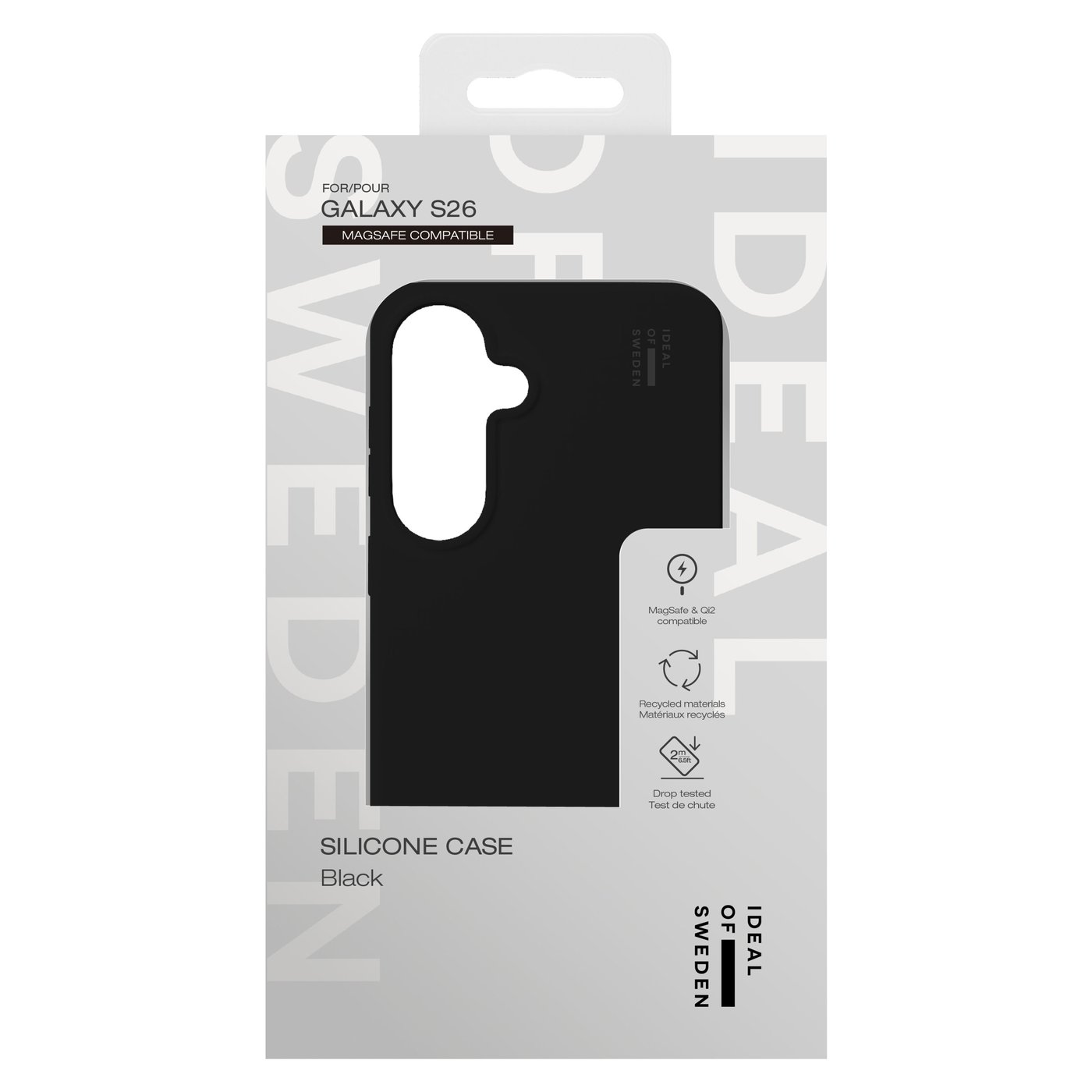 IDEAL OF SWEDEN Silicone MagSafe Case – mobildeksel til Galaxy S26 Black