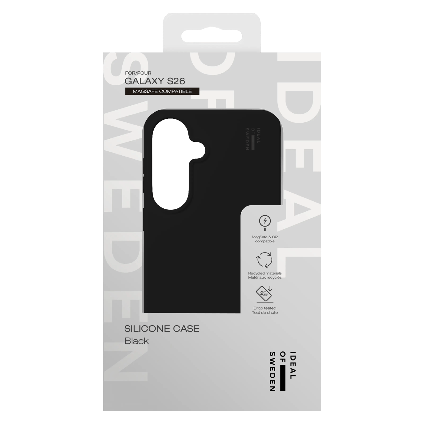 IDEAL OF SWEDEN Silicone MagSafe Case – mobilskal till Galaxy S26 Black