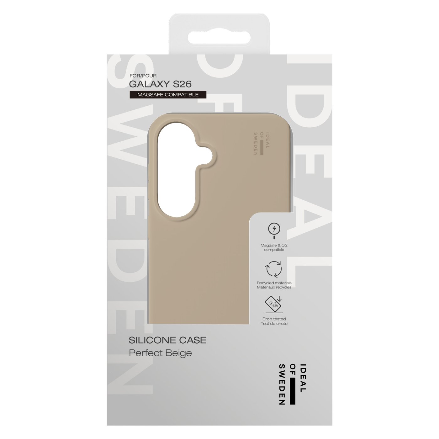 IDEAL OF SWEDEN Silicone MagSafe Case – mobilskal till Galaxy S26 Perfect Beige