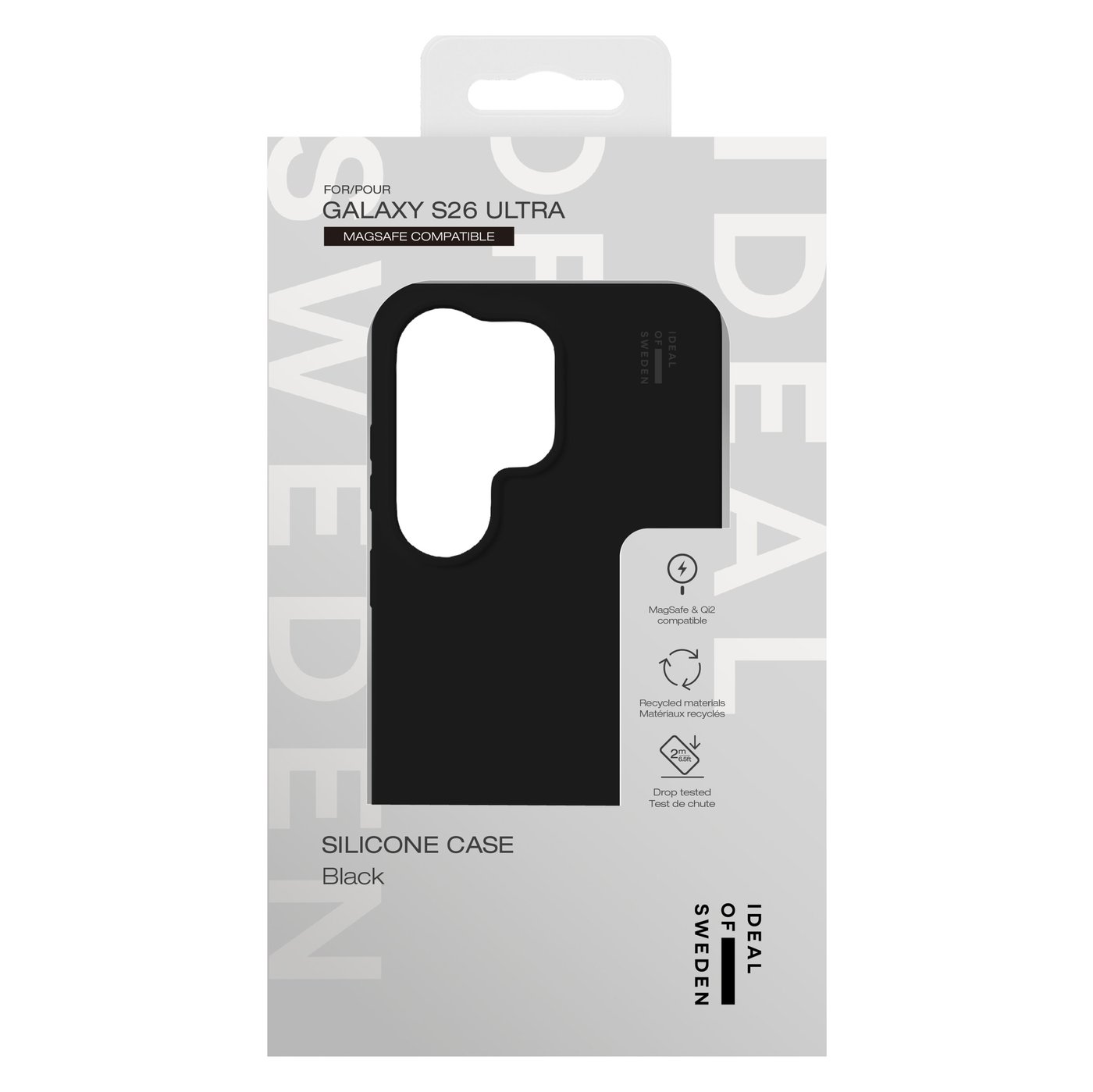IDEAL OF SWEDEN Silicone MagSafe Case – mobildeksel til Galaxy S26 Ultra Black