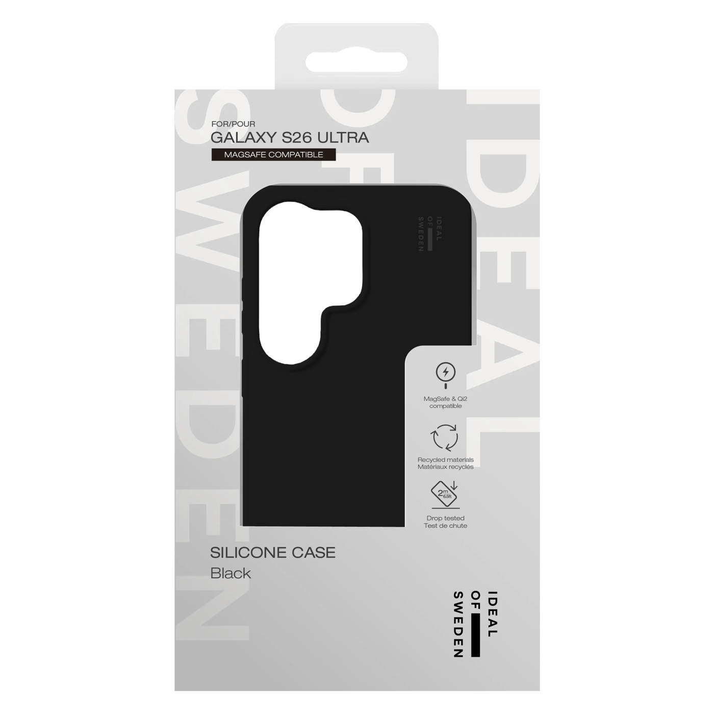 IDEAL OF SWEDEN Silicone MagSafe Case – mobildeksel til Galaxy S26 Ultra Black