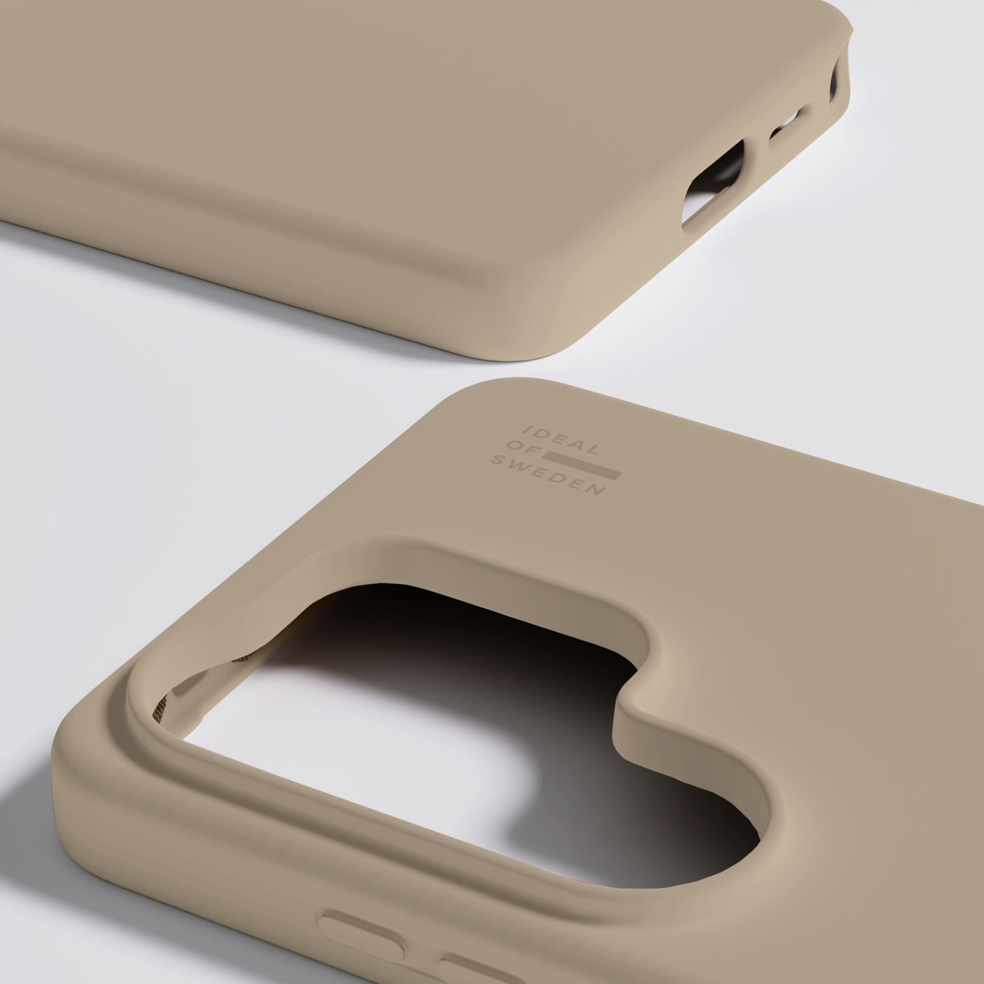 IDEAL OF SWEDEN Silicone MagSafe Case – mobildeksel til Galaxy S26 Ultra Perfect Beige