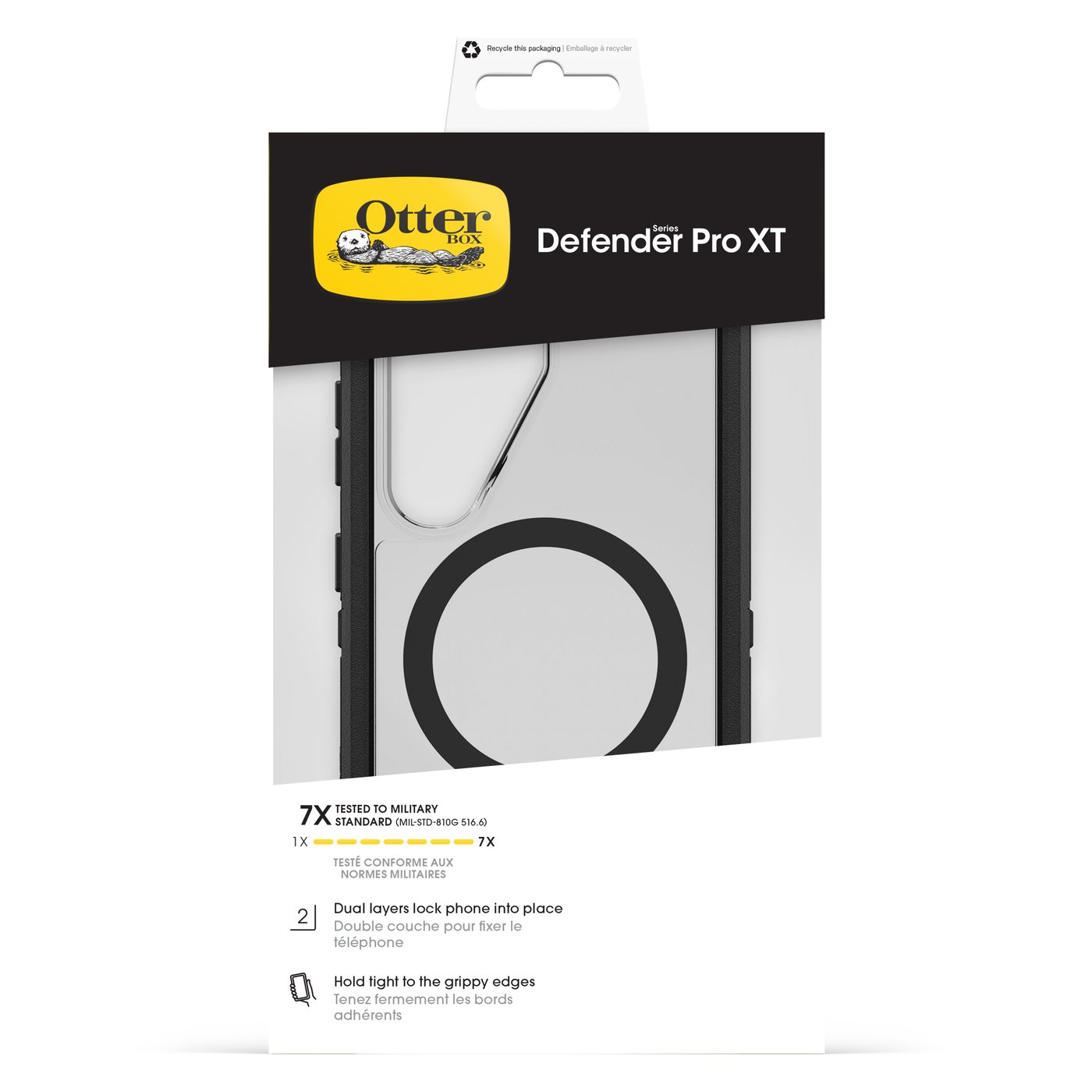 Otterbox Defender Pro XT Clear-deksel til Galaxy S26 Dark Side