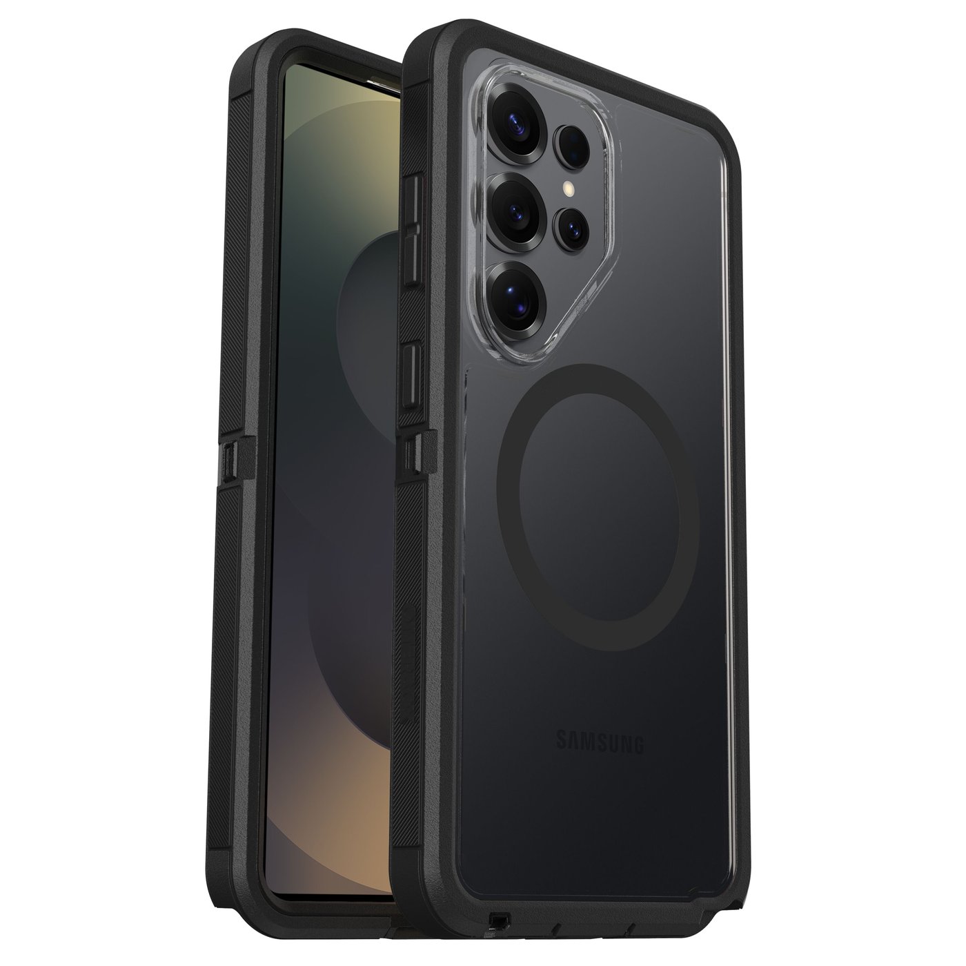 Otterbox Defender Pro XT Clear-skal til Galaxy S26 Ultra Dark Side